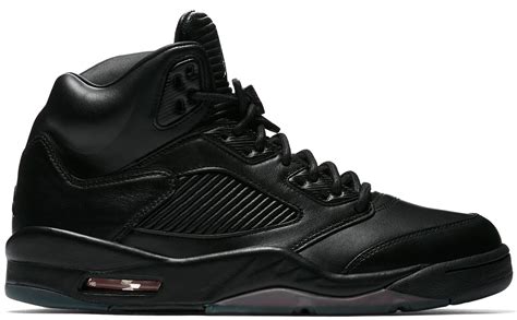 air jordan 5 all black